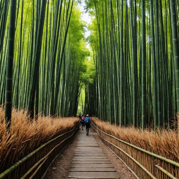 Quels sont les conseils pour une randonnée à travers les forêts de bambous au Japon?